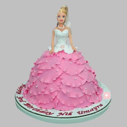 Quick & Beautiful Princess Cake Design Tutorial | Barbie Doll Dress Cake  Decorating Ideas #3 - YouTube