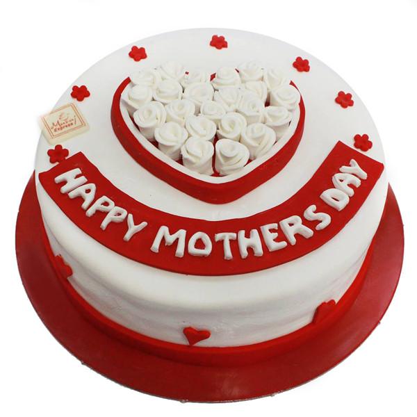 Egg-less Mother's Day Cake Delivery In Delhi And Noida