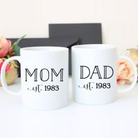 Mom Dad Mug Set