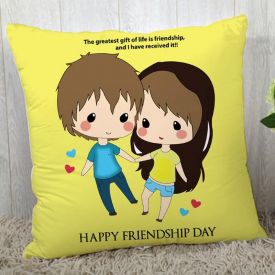 Friendship Day Smile cushion with filler