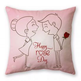 Rose day cushion