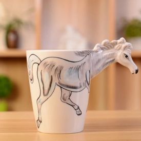 3D horse Mug