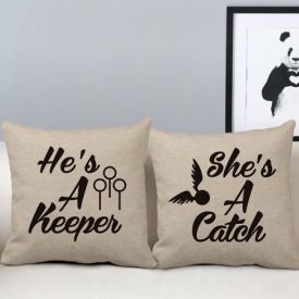 His and Hers Pillow