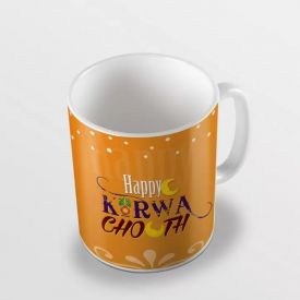 Sky Trends Happy Karwa Chauth Moon Design Best Gifts For Wife And Husband Coffee Mug