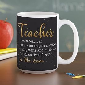 Black Coffee Mug (Best Teacher of my life)