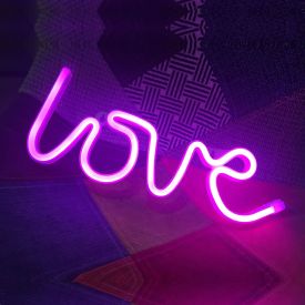 LED Light Wall Hanging love Letter Shape
