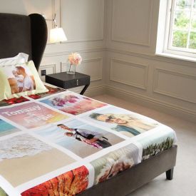 Customised Photo Bedsheet For Actress
