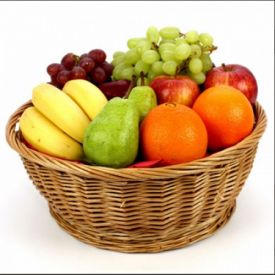 Mixed fruits with basket 2 Kg