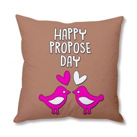 Happy rose day cushion