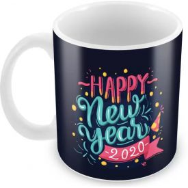 Printed Happy New Year 2018 Mug