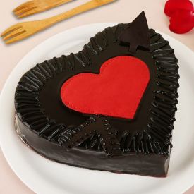 VALENTINE CAKE HEART SHAPE 1KG
