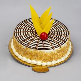 Round Butterscotch cake