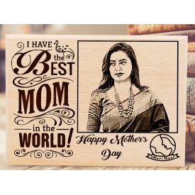 The Greatest Mum Personalized wooden board