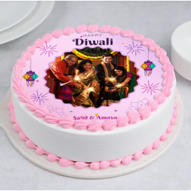 Vivid Diwali Cake