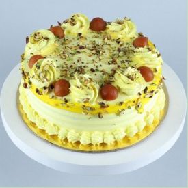 Gulab jamun flower design cake