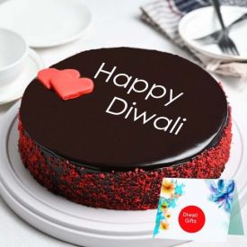 Diwali photo Vanilla Cake