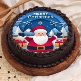 Chocolate Cake for Christmas