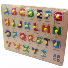 Capital Alphabet Tray with Picture