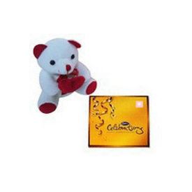 6 inch Teddy Bear & Cadbury Celebration Pack