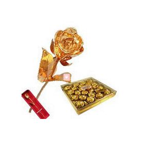 Golden Rose with Ferrero Rocher