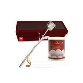 Silver Rose with Rasgulla