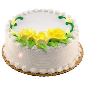 Eggless vanilla cake