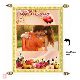 Happy Anniversary: Personalized Scroll
