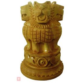 Pen stand with Lion image.