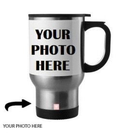 Customized Steel Mug With Photo