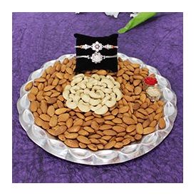 Thali of Almonds and Cashews