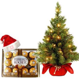 24 Pcs Ferrero Rocher And Big Christmas Tree