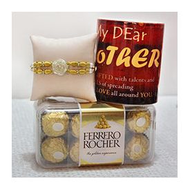 Ferrero Rocher of 200 gm,mug,rahhi