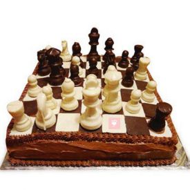 Chess design Chocolate Cake