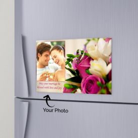 Lovely Memories Personalized Magnet.