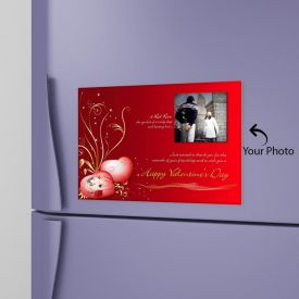 Valentines Day Personalized Photo Magnet