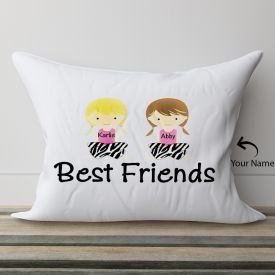 Best Friends Names Personalized Pillow