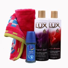 Lux Body Wash With Fa Aqua Antiperspirant