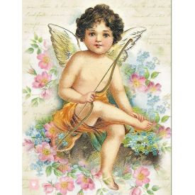 Vintage Shabby Chic Cupid, Valentine