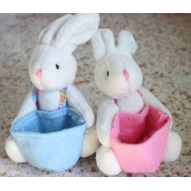 coelho dom 6 pieces/iot stuffed animal bunny Easter