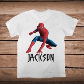 Custom Spiderman T-Shirt For Kids