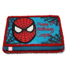 Mask Spider Man Cake