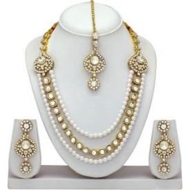Gold Plated kundan Necklace