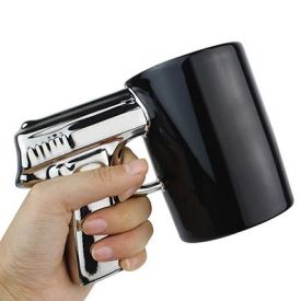 Pistol Gun Ceramic Mug