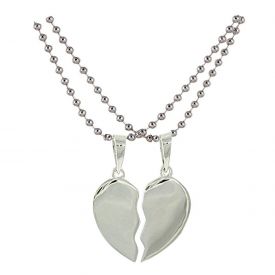 Style Tweak Metal Silver Pendant Necklace For Women & Men