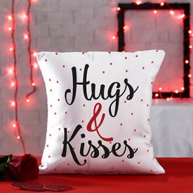 Hugs & Kisses cushion