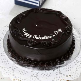 Valentines Day truffle cake