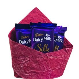 Dairy Milk Silk Arrangement