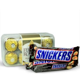 Ferrero Rocher with Snickers