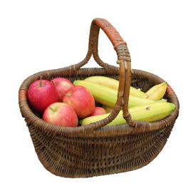 Apple N Banana with Basket