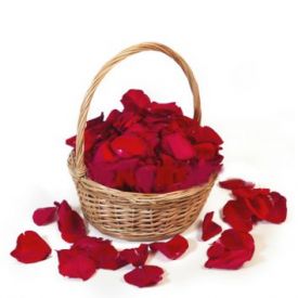 Rose Petals With Basket